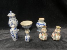 A Group of Miniature Porcelain, Qing dynasty,