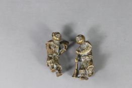 Two Bronze Boys, 17/18th century,