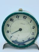 Jaeger LeCoultre 2 Day Travel Alarm Clock Green
