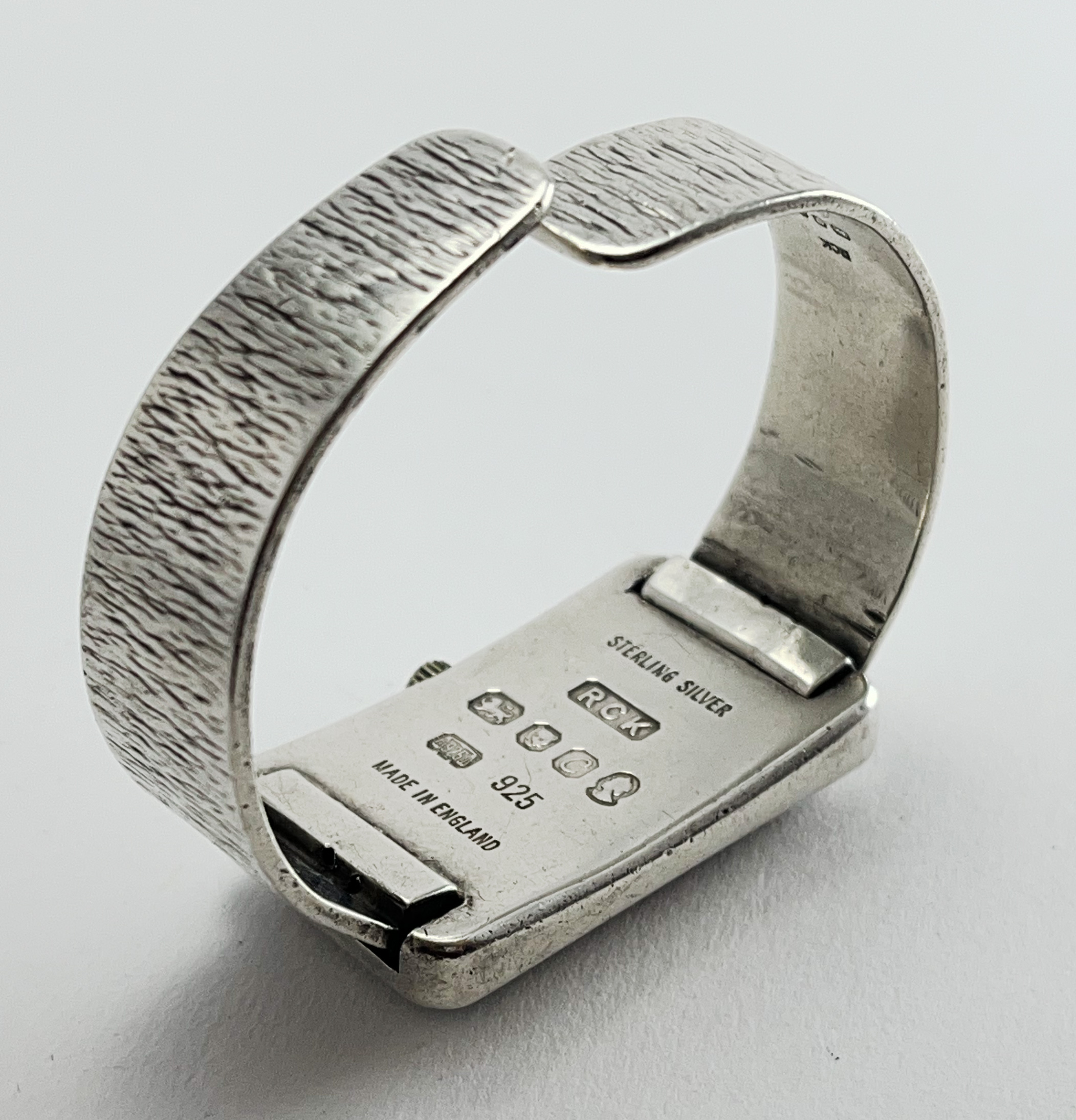 Roy King Sterling Silver Mens Wristwatch - Image 3 of 4
