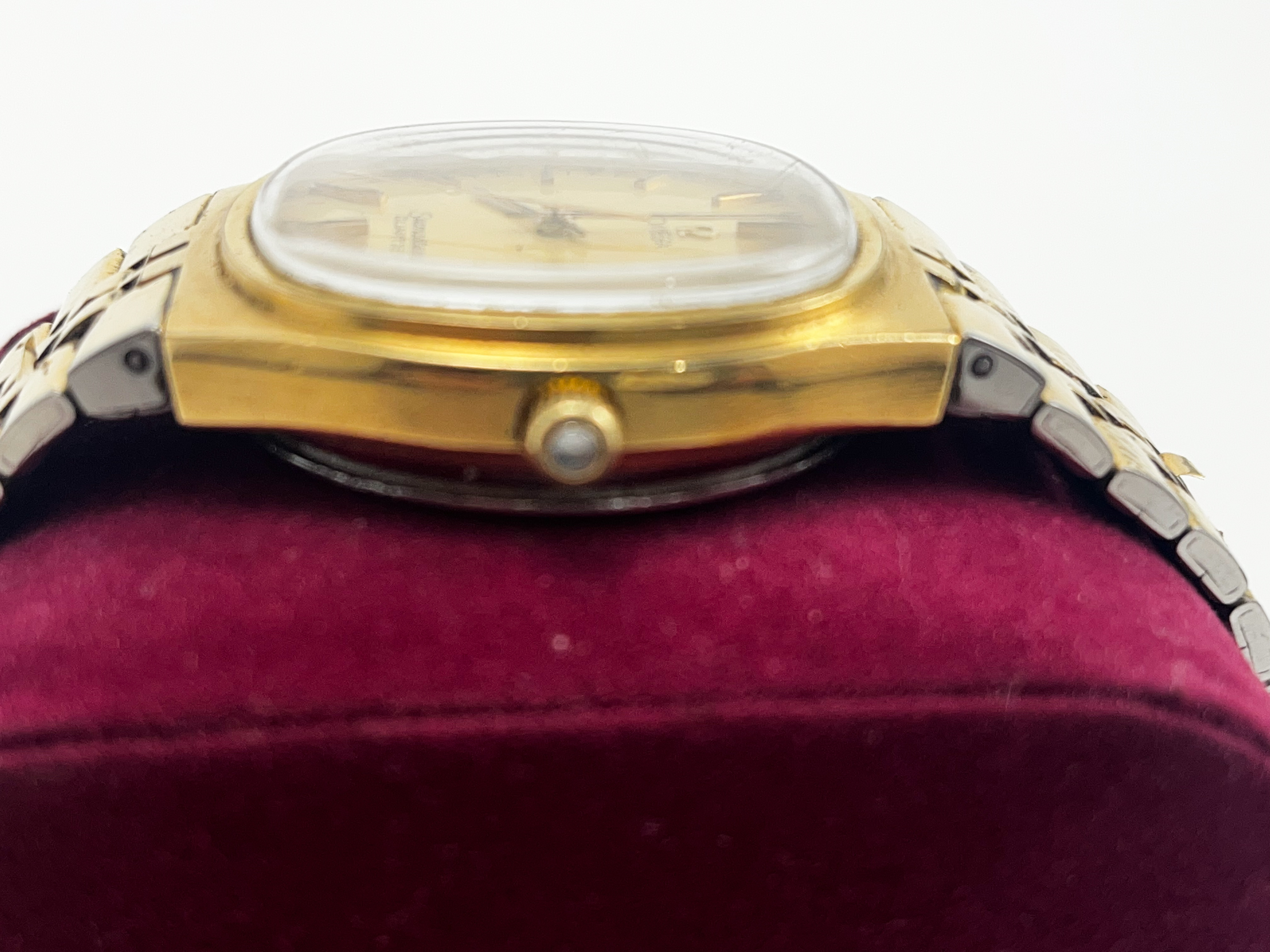 Omega Seamaster Date Gold Plated Braclet Quartz Mens Wristwatch 38mm - Image 3 of 5