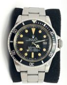 Rolex Submariner Date 1680 Libiyan Military c.1970's Mens Wristwatch Rolex Bracelet Very Rare