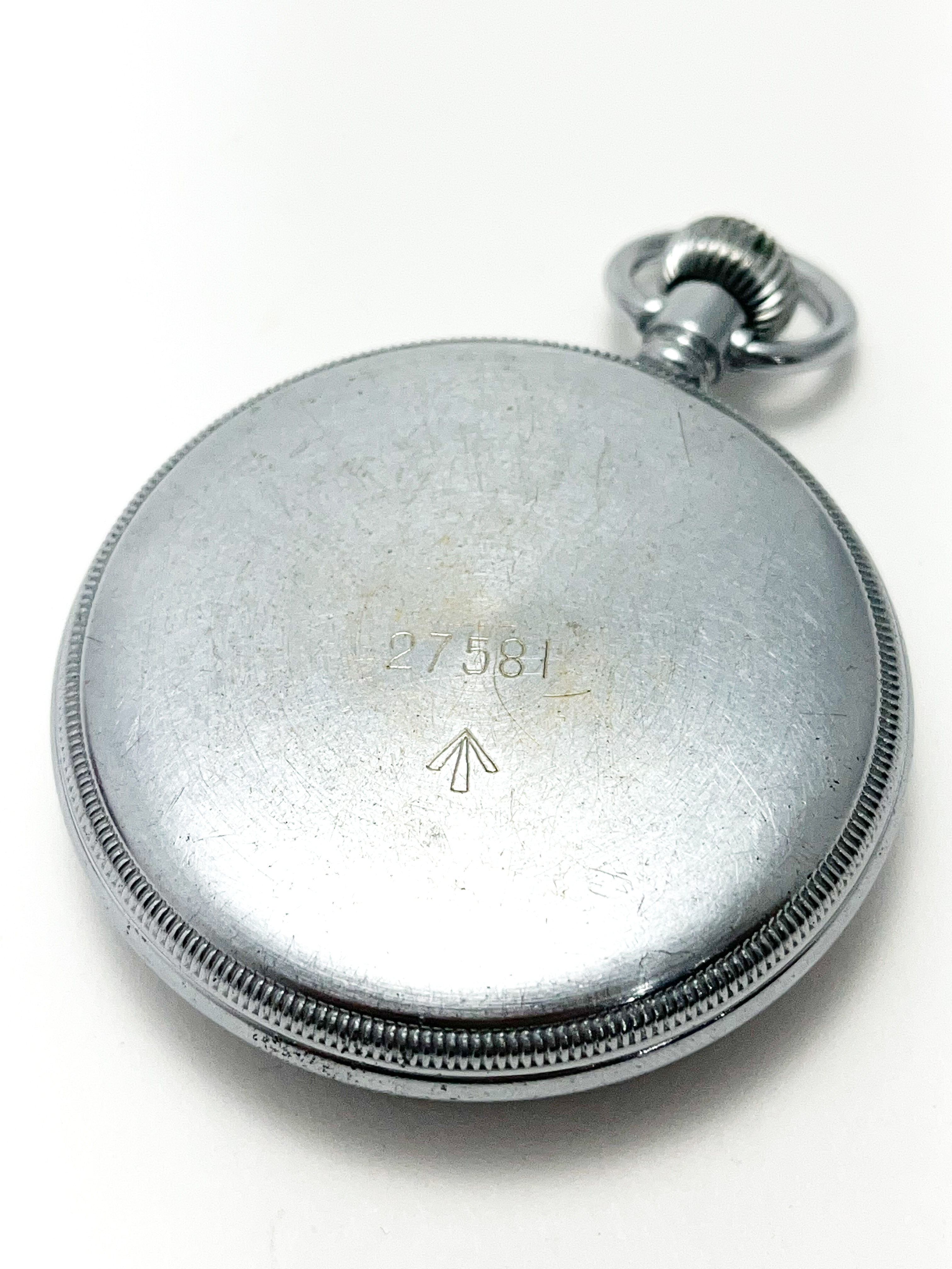 Waltham Adjusted WW2 Military c.1944 Very Rare Pocket Watch February 1944, Original Luminous Dial - Image 2 of 4