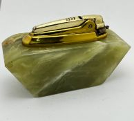 Ronson Green Onyx Desk Lighter