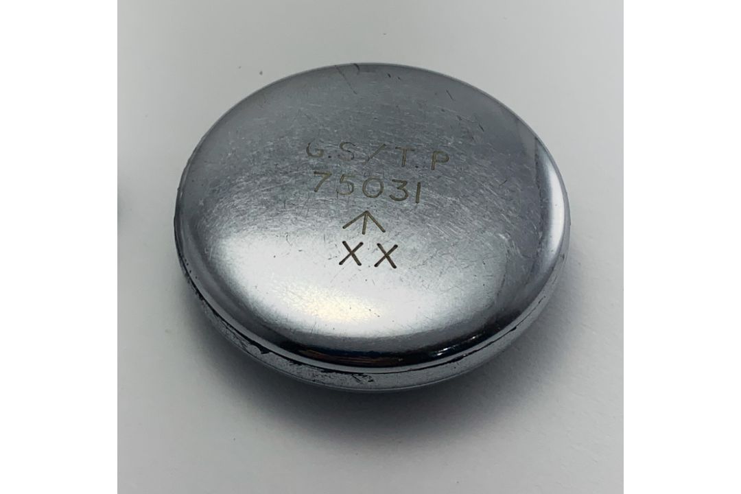 Military Pocket Watch White Dial Military Mark On Case G.S/T.P 75031 XX - Image 4 of 5
