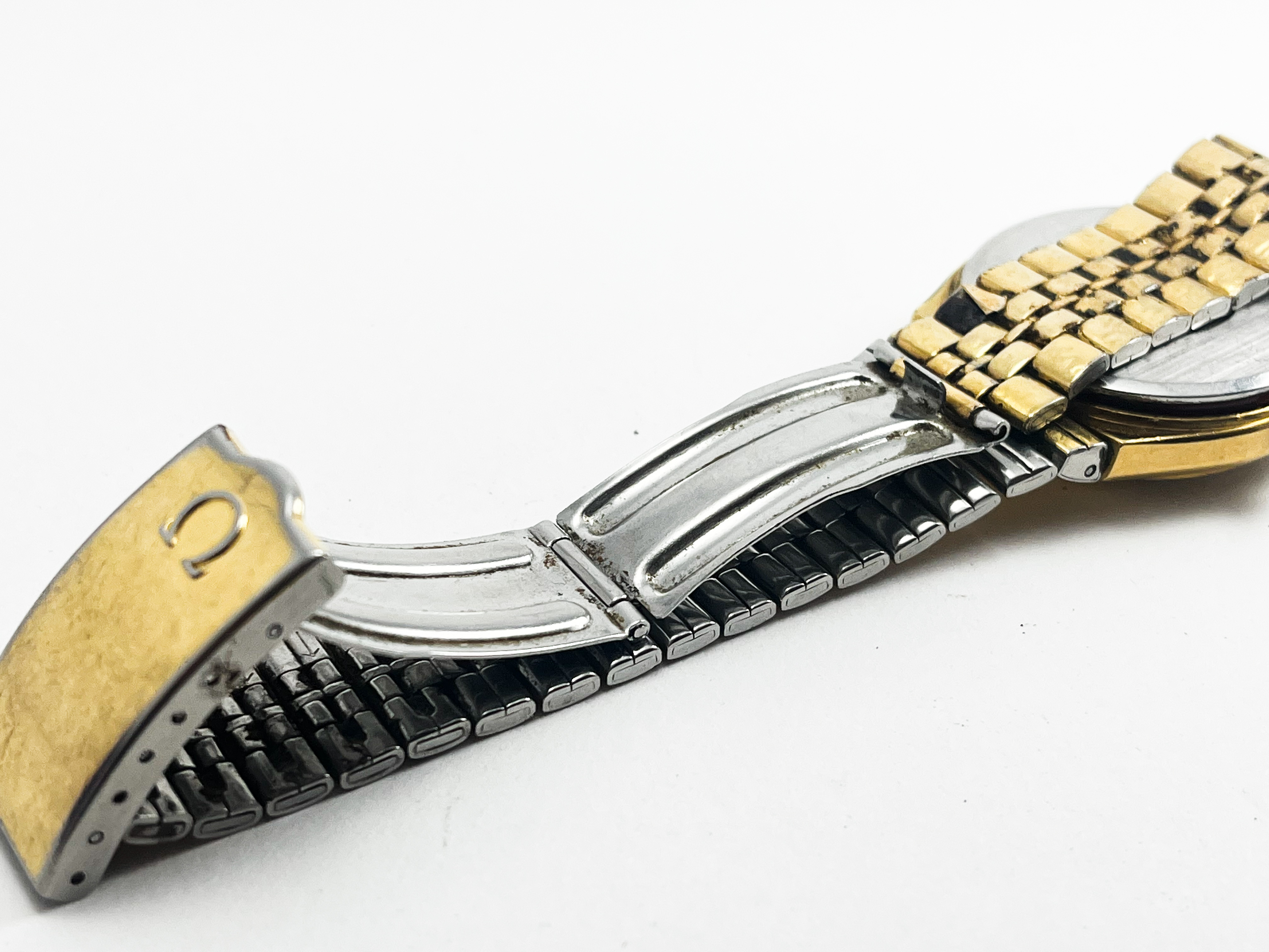 Omega Seamaster Date Gold Plated Braclet Quartz Mens Wristwatch 38mm - Image 5 of 5