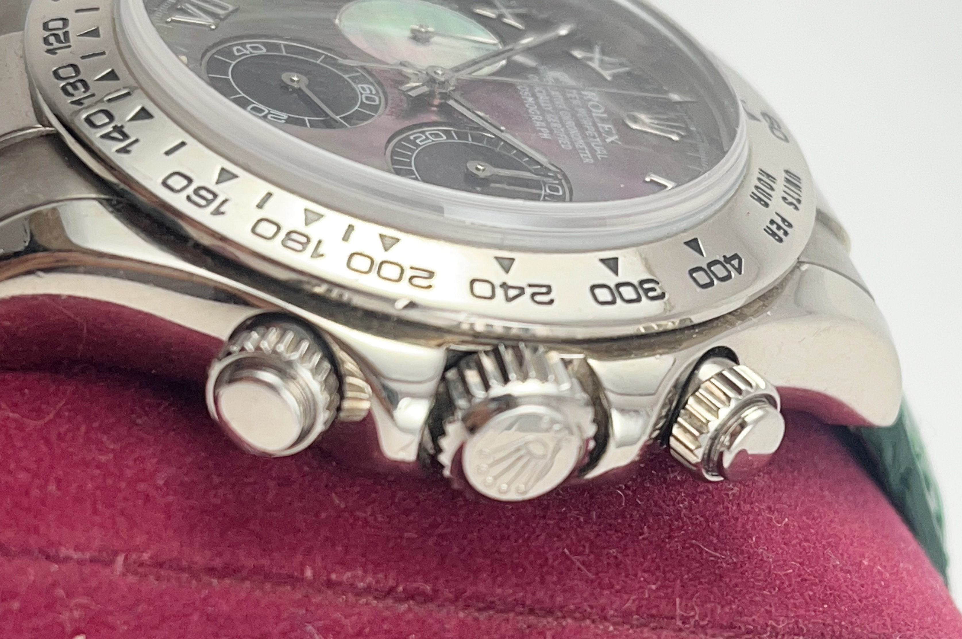 Rolex Daytona Ref 16519 Tahitian Mop Dial White Gold With Arabic Numerals Rolex Buckle With Papers - Image 5 of 11