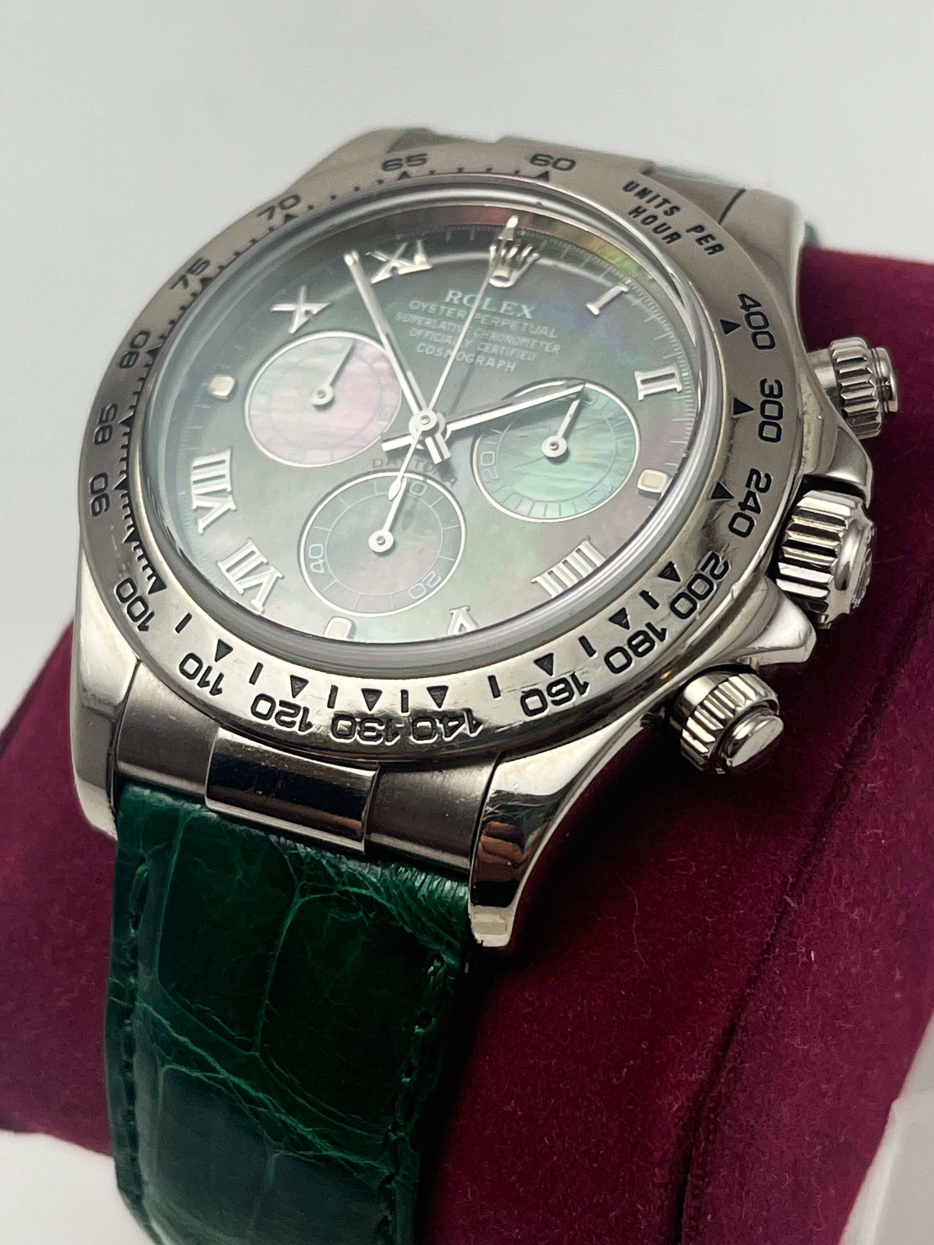 Rolex Daytona Ref 16519 Tahitian Mop Dial White Gold With Arabic Numerals Rolex Buckle With Papers - Image 3 of 11