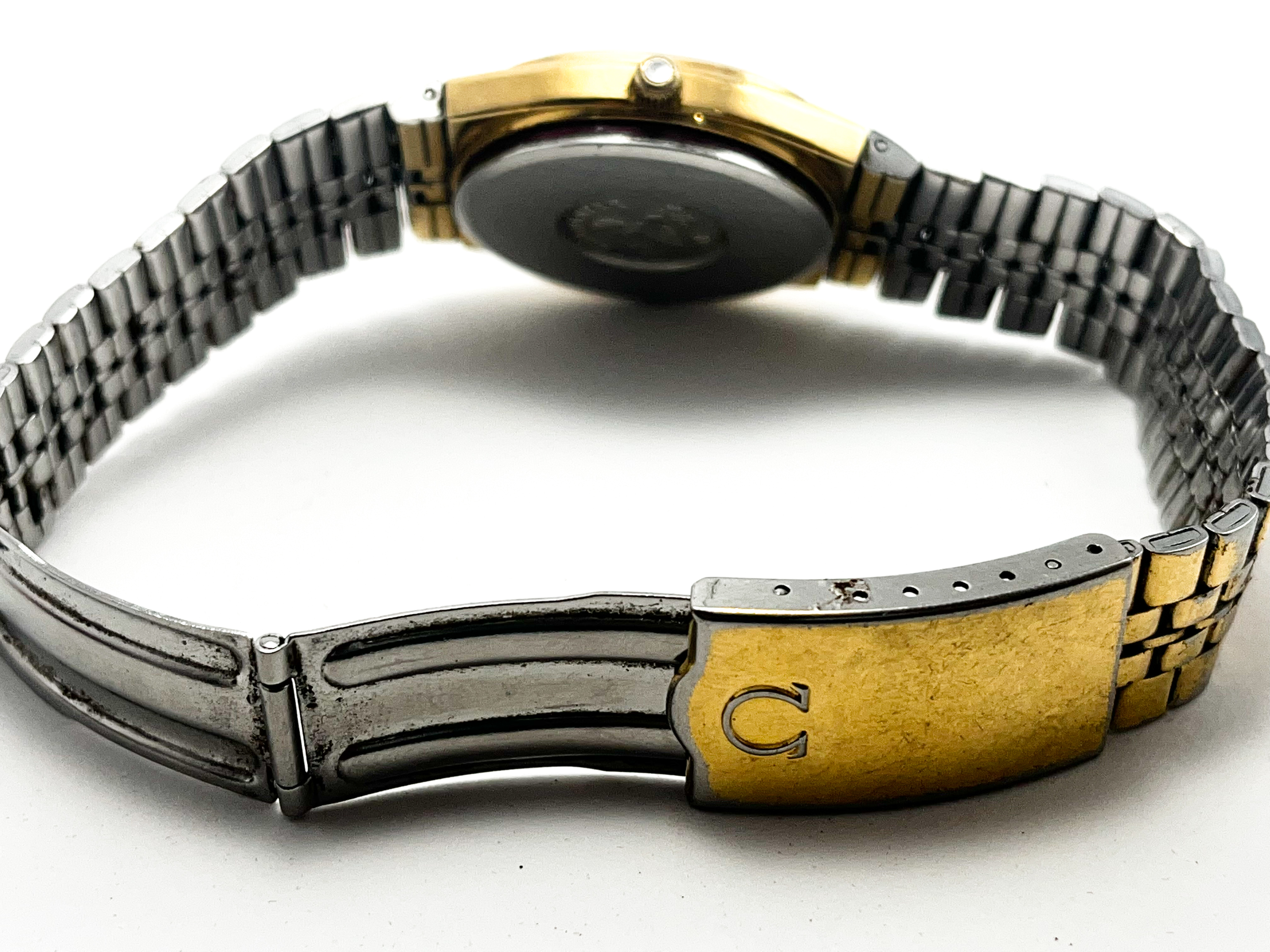 Omega Seamaster Date Gold Plated Braclet Quartz Mens Wristwatch 38mm - Image 4 of 5