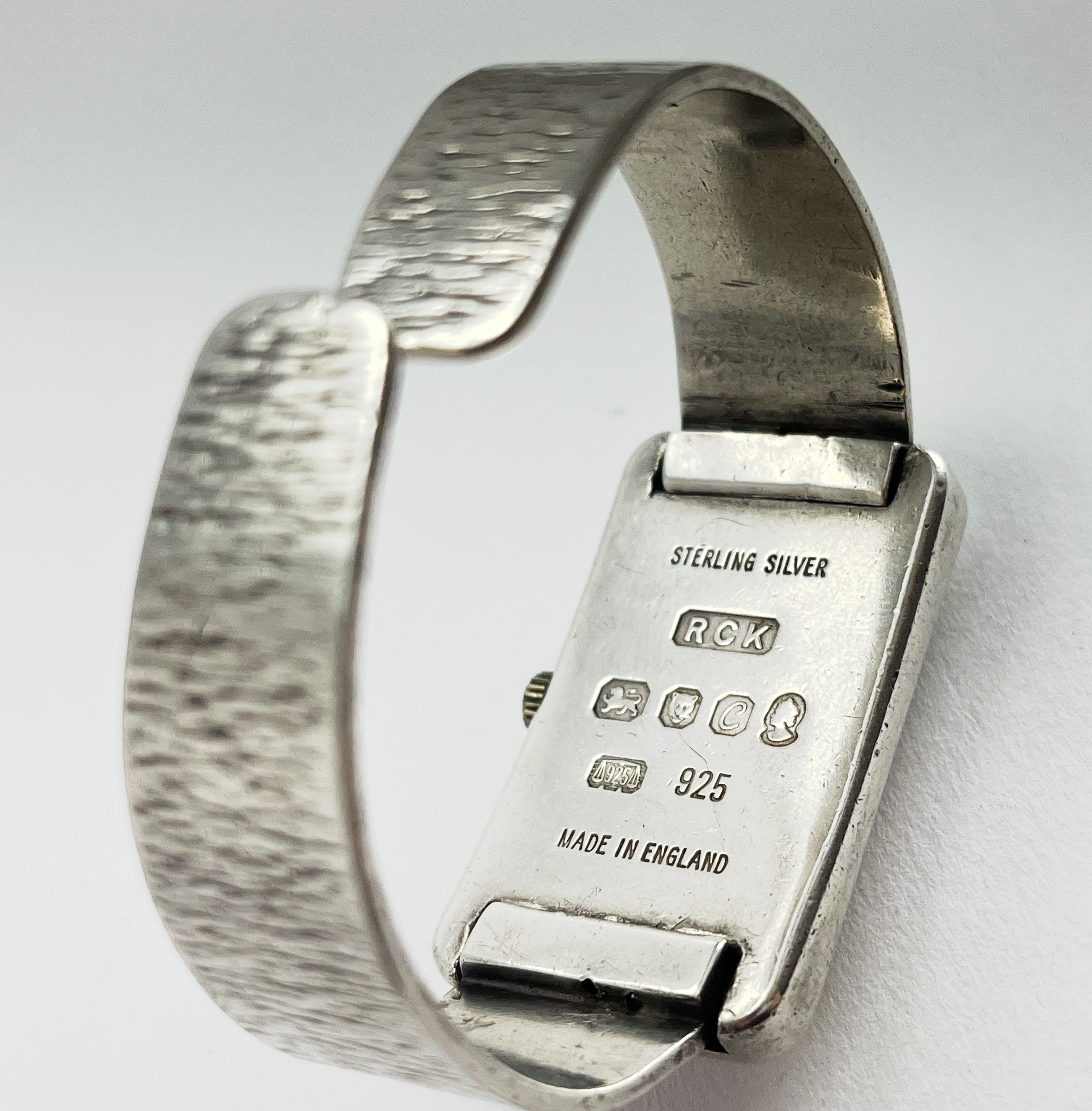 Roy King Sterling Silver Mens Wristwatch - Image 4 of 4