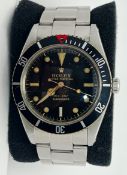 Rolex Oyster Perpetual Submariner 1958 ref 6536-1 or 5508 Mens Wristwatch Rolex Bracelet