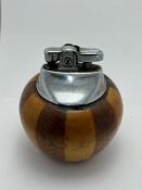 Ronson Carousel Wood finish Desk Lighter