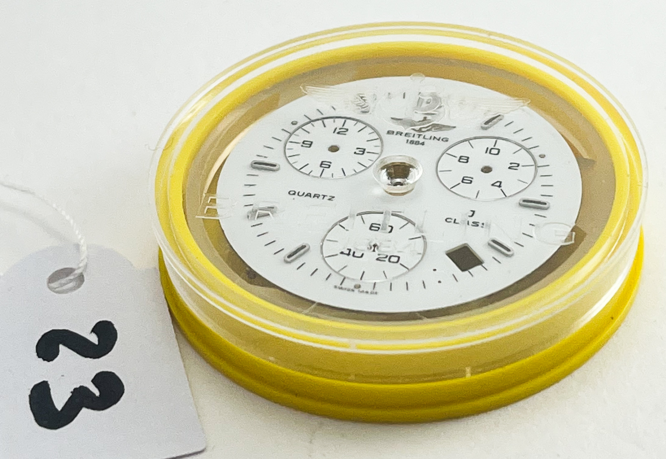 Breitling Quartz J class White Watch Dial. Brand New Original Dial in Breitling Case - Image 2 of 3