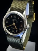 WITHDRAWN Rolex Oyster Perpetual Black Dial Mens Wristwatch