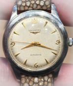 Longines 1951 cal 22AS ref 6248-1 402 Mens Wristwatch Automatic 36mm Arabic Numerals