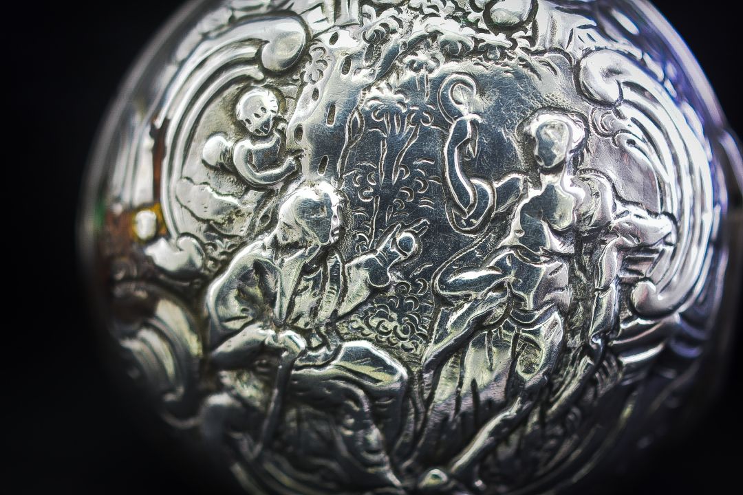 Verge Champlevé Fusee Calendar Pair Case Ongion Onion Silver Repoussé Pocket Watch 1761 Maker Willis - Image 11 of 11