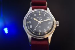 Smiths British W10 1968 Military Men's Watch 3384/68 Manual Wind Restored