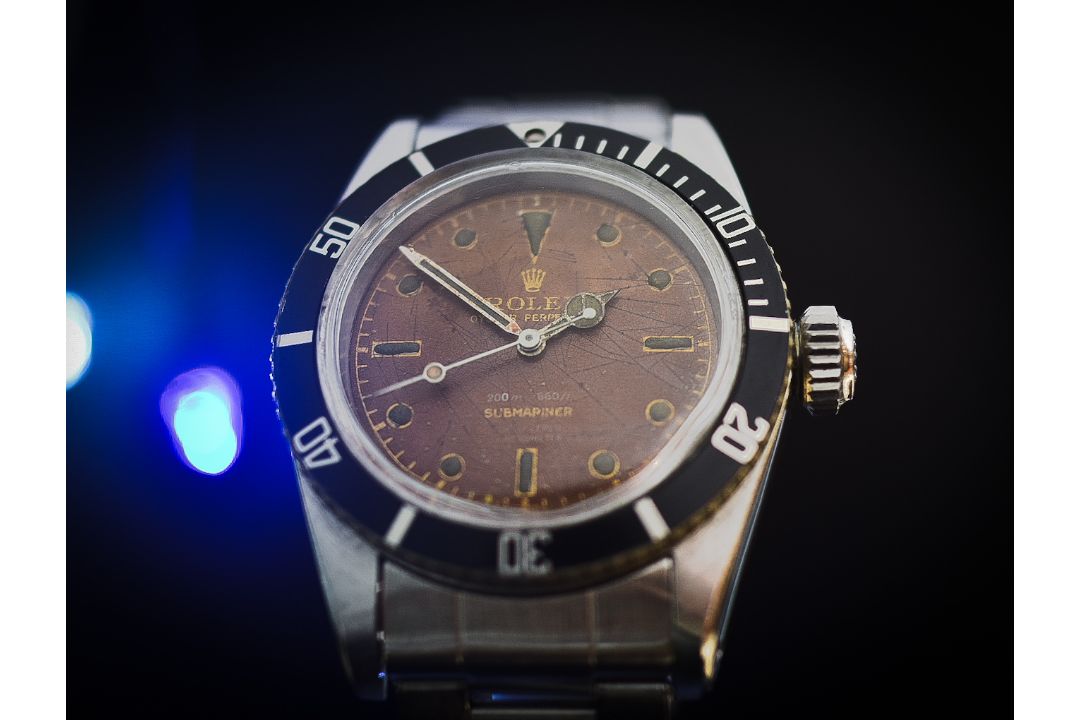Rolex 6538 Submariner Brown Dial 1956/59 Tropical Radium Spider Dial Vintage Iconic Men's Watch - Image 1 of 2