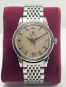 Omega Seamaster Ref 2557-7 c 1950 Cal 351 Automatic Original Stainless Steel Bracelet Wristwatch