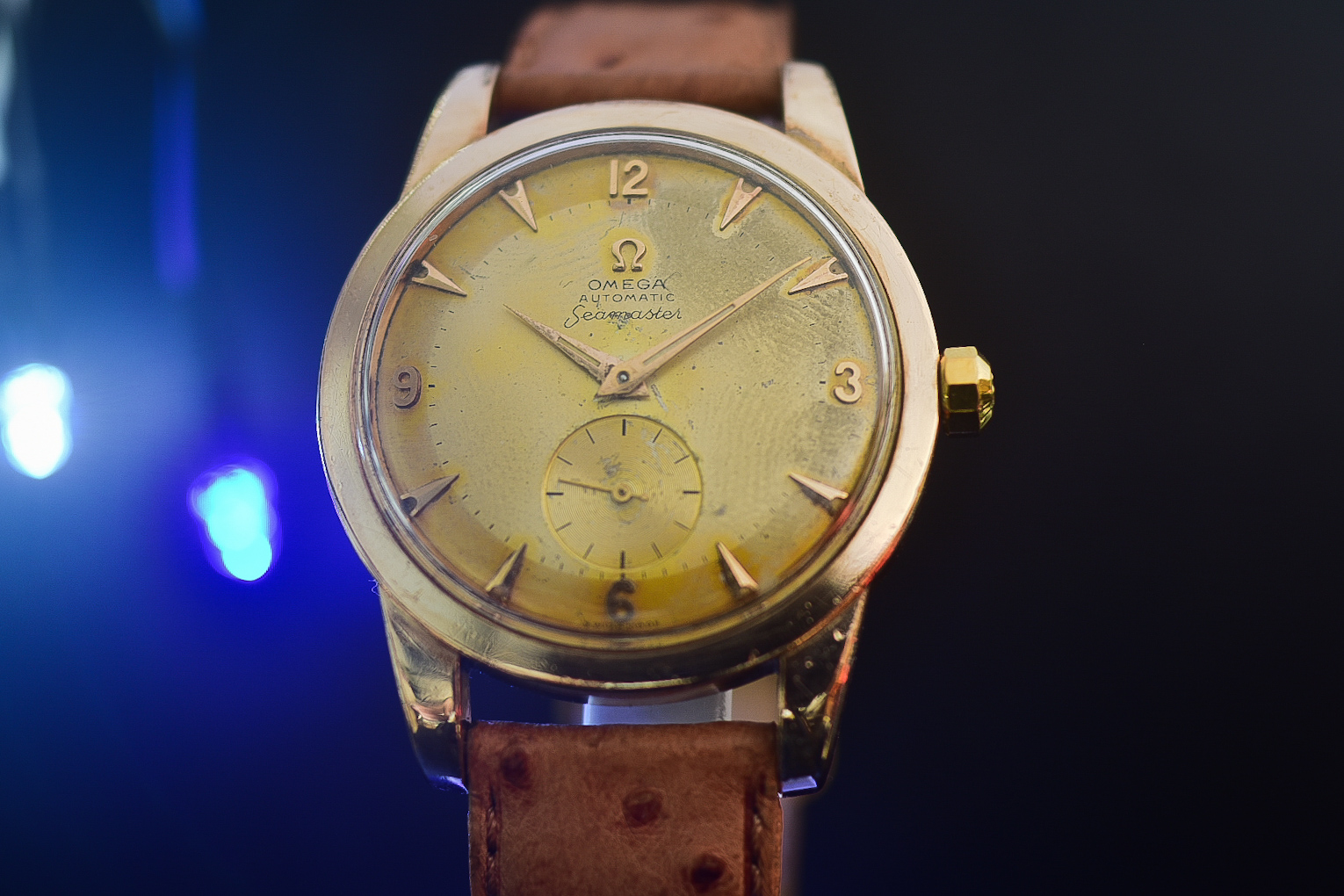 Omega Seamaster Automatic Ref 2494-9 2657 SC c 1952 Large Gold Steel Case