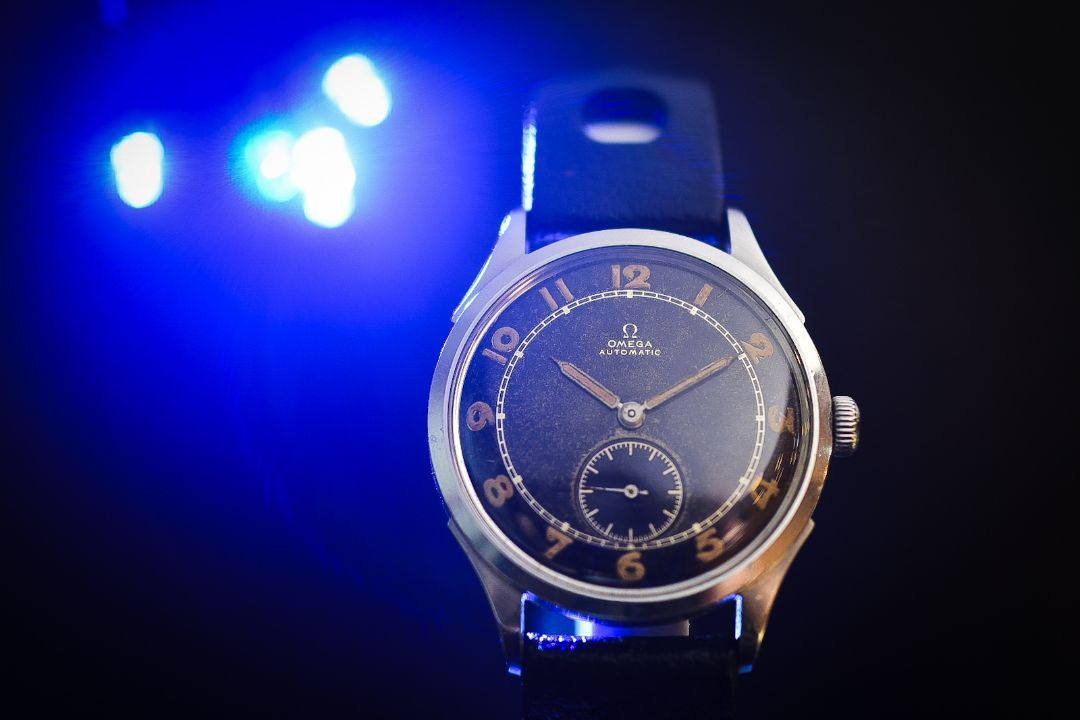 OMEGA Vintage Hammer First Automatic c 1946 Men's Watch - Image 1 of 3