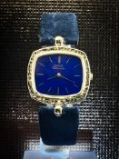 Piaget Lapis Lazuli Dial Automatic Original 18k Gold with Buckle Wristwatch