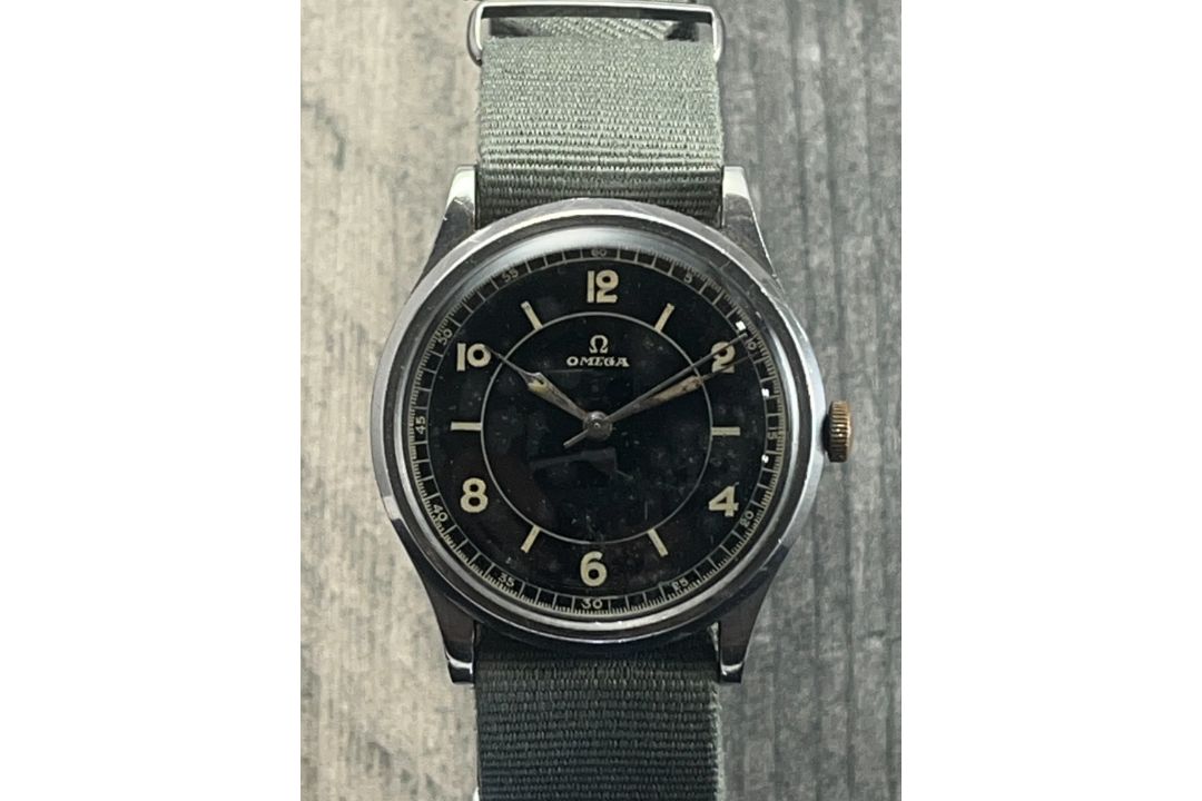 Omega Manual Wind 1934 15j Case Ref 9375106 Men's Watch Black Dial - Image 1 of 2