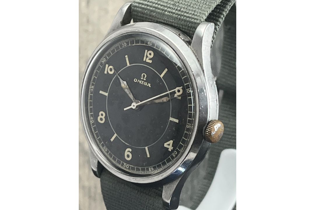 Omega Manual Wind 1934 15j Case Ref 9375106 Men's Watch Black Dial - Image 2 of 2