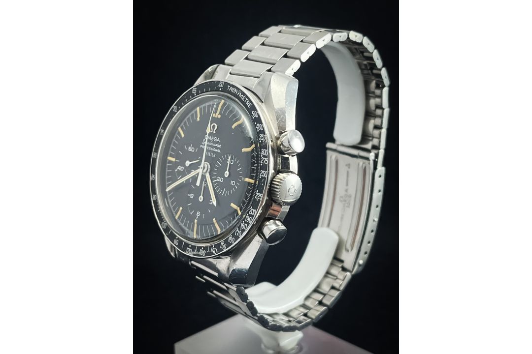 Omega Speedmaster Professional 105012-65 MEISTER Dial Men's Wristwatch Bracelet c.1965 "Moonwatch" - Image 3 of 4