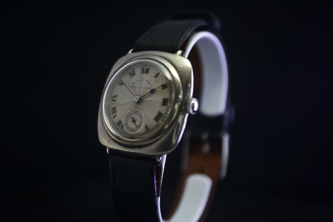 Rolex Minck's Oyster Rare Manual Men's Watch 1938/39 55299 23 0.925 Silver Vintage - Image 2 of 3