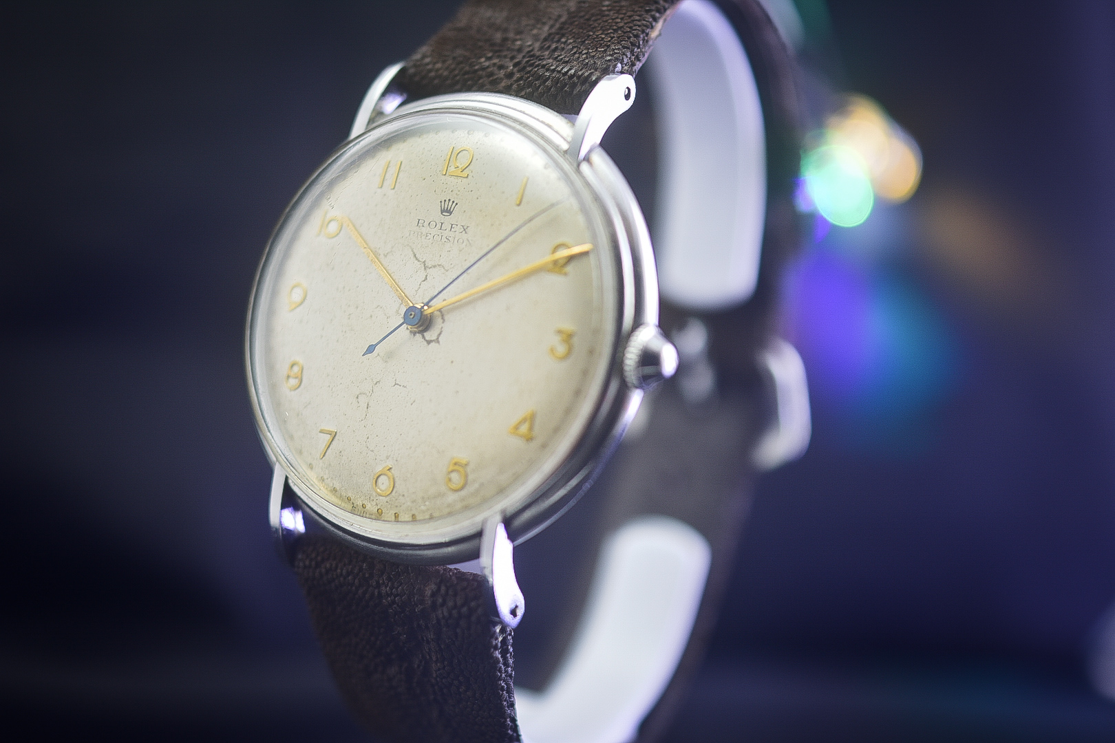 Rolex Snapback 4371 c.1950's Vintage Precision Dress Watch Men's Large Size Manual - Image 2 of 2