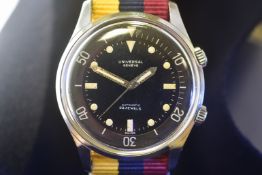 Universal Genève c.1960's Polerouter 20369/1 - 203xxxx Super Compressor Case Diving Watch