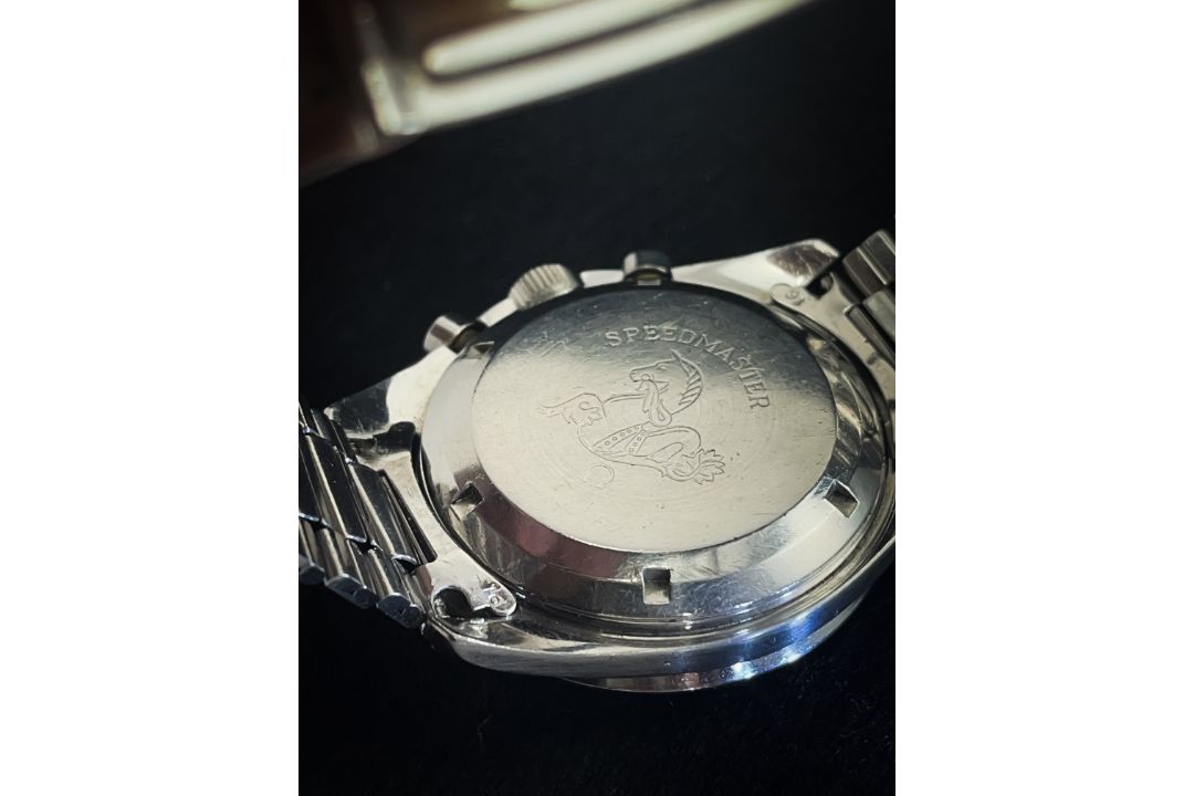 Omega Speedmaster Professional 105012-65 MEISTER Dial Men's Wristwatch Bracelet c.1965 "Moonwatch" - Image 4 of 4