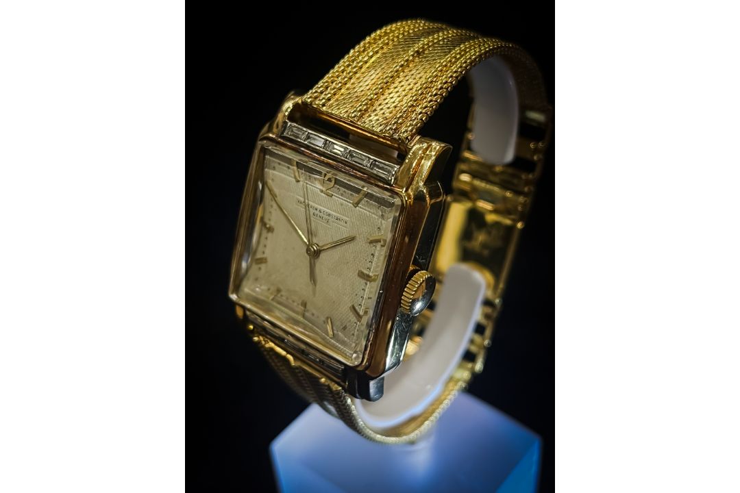 Vacheron & Constantin 1945 18k Solid Gold Helvetia Diamond Factory Set - Image 2 of 2
