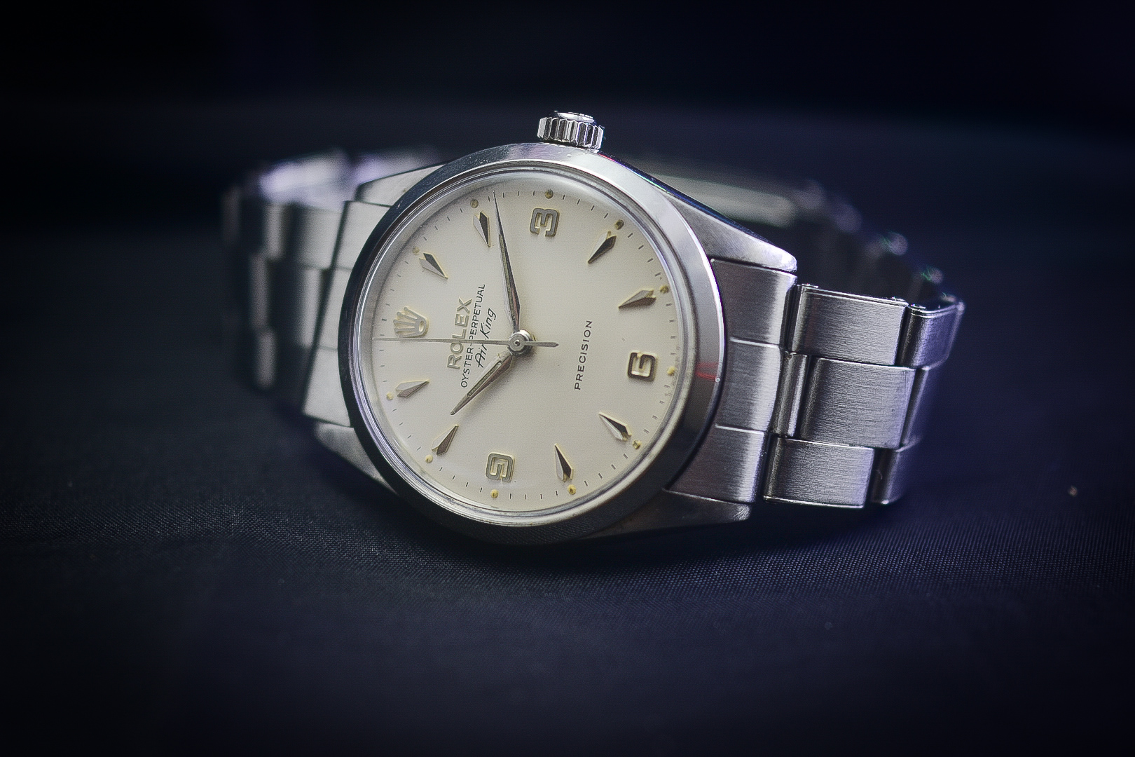 Rolex Air King Oyster Perpetual Precision 1002 with Steel Bracelet c.1967