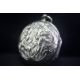 Verge Champlevé Fusee Calendar Pair Case Ongion Onion Silver Repoussé Pocket Watch 1761 Maker Willis - Image 9 of 11
