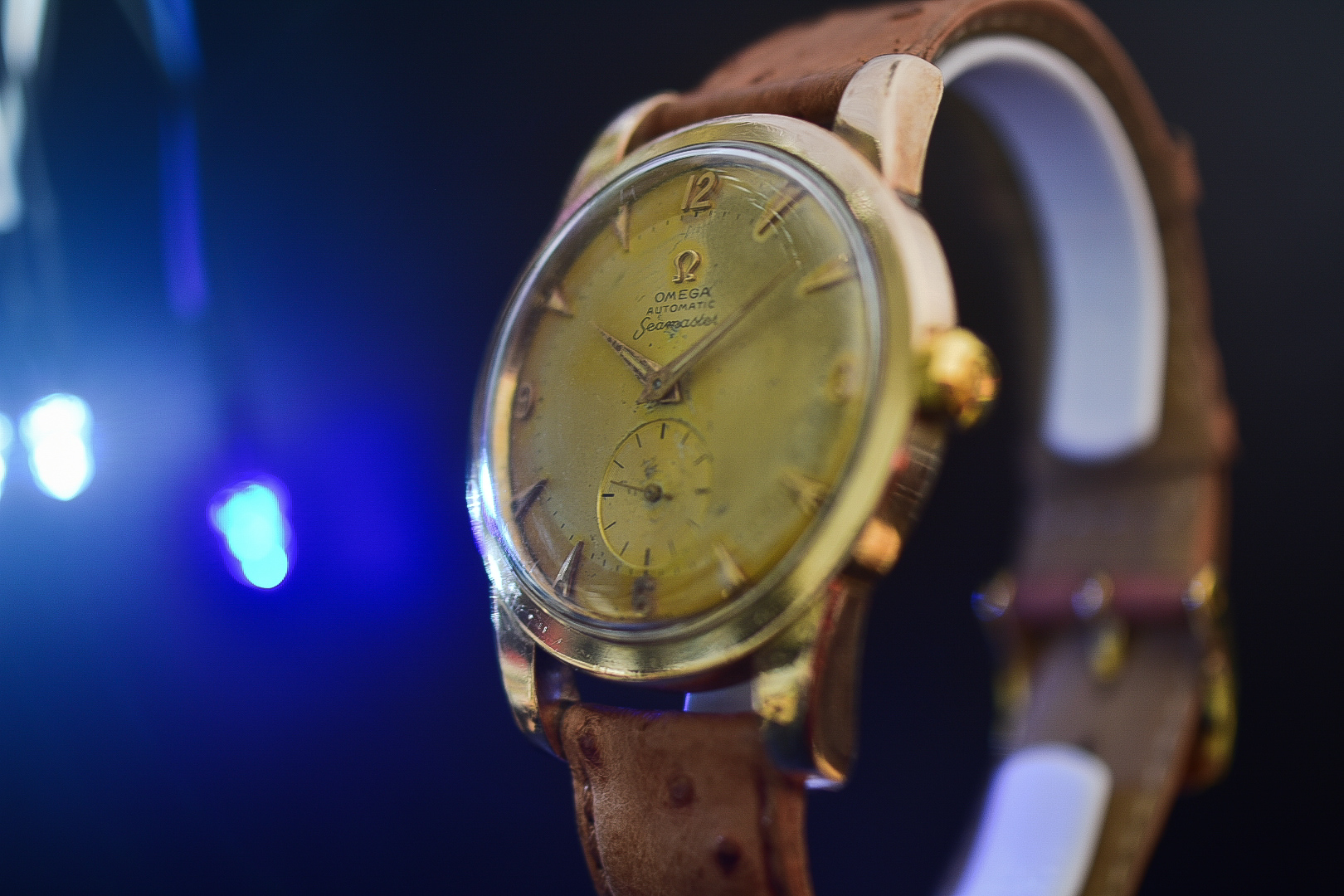 Omega Seamaster Automatic Ref 2494-9 2657 SC c 1952 Large Gold Steel Case - Image 2 of 3