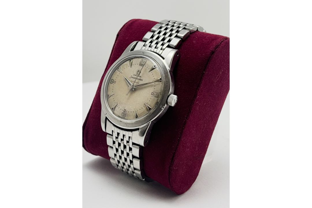 Omega Seamaster Ref 2557-7 c 1950 Cal 351 Automatic Original Stainless Steel Bracelet Wristwatch - Image 2 of 3