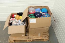 Quantity of of Hats Embroidered With The SKANK Brand.