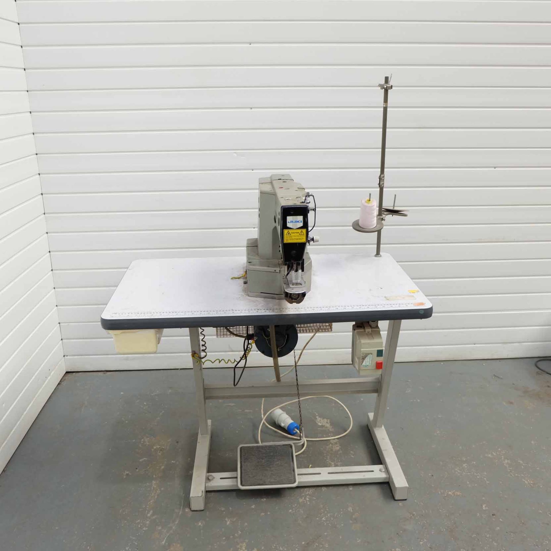 JUKI LK-1852 High Speed 1-Needle Cylinder Bed Lockstitch Bar Tacking Sewing Machine. Single Phase.