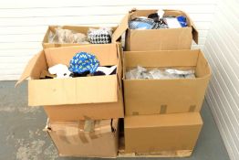 Quantity of Knitted Goods as Photographed. Includes Hats, Shawls, Socks, Snoods, Fingerless Gloves &