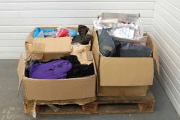 Quantity of Various Clothing Items.