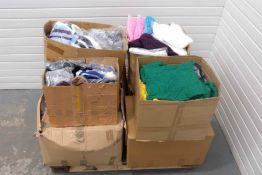 Quantity of Knitted Goods as Photographed. Includes Hats, Gloves, Blankets & Cushion Covers.