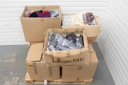 Quantity of Knitted Goods as Photographed. Includes Football Socks, Hats, Gloves & Snoods.