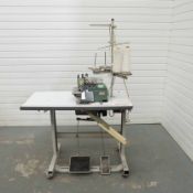 Pegasus Type ETS51-142 FA3 Industrial 4 Thread Overlock Sewing Machine. Spec: S14-453-2X4. Variable