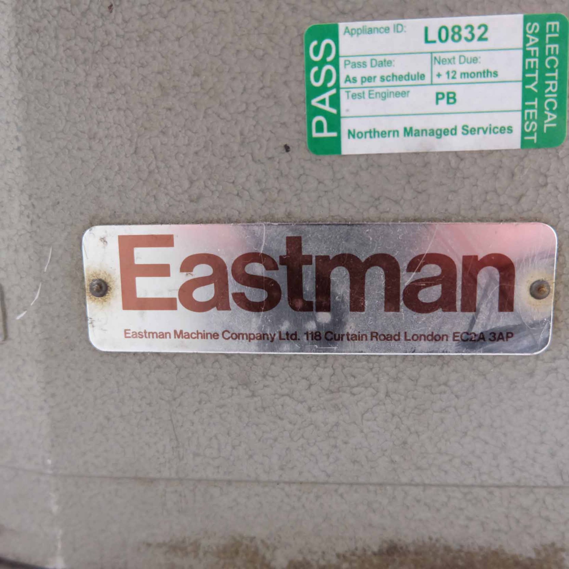 JUKI LK-1852 High Speed 1-Needle Cylinder Bed Lockstitch Bar Tacking Sewing Machine. Single Phase. - Image 11 of 11