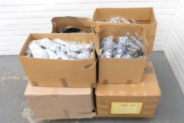 Quantity of Knitted Goods as Photographed. Includes Hats, Socks, Snoods, Scarfs & Fingerless Gloves.