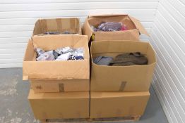 Quantity of Knitted Goods as Photographed. Includes Fingerless Gloves, Hats, Snoods, Socks & Scarfs.