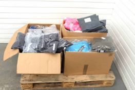 Quantity of Various Clothing Items.