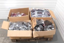 Quantity of Scarfs & Hats in Asos Packaging.